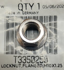 T3350250 | Locknut Flanged M10