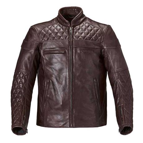 Triumph Mens Andorra Quilted Leather Jacket