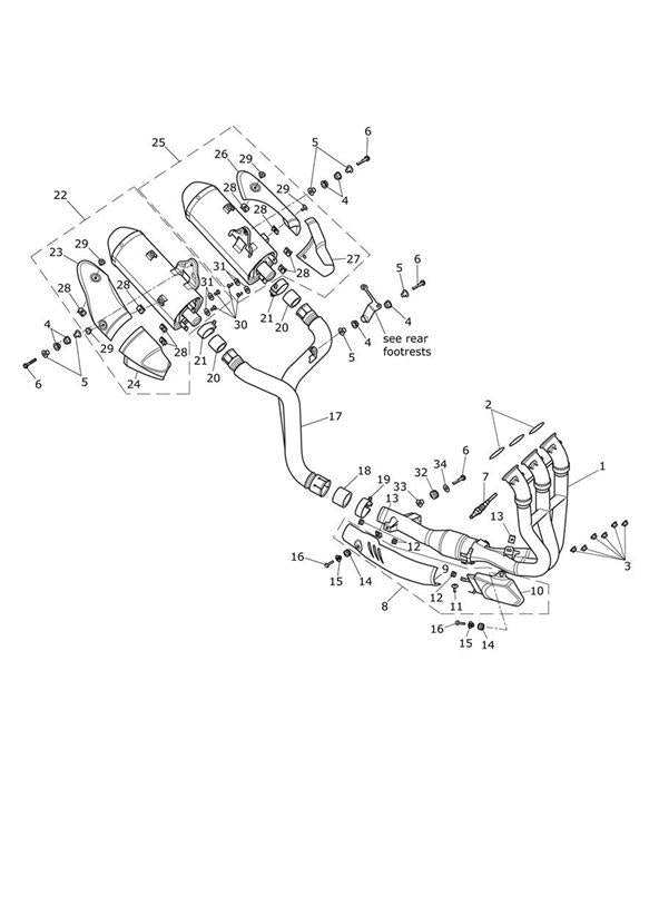 T2207436 | Silencer Assy Bolted RH