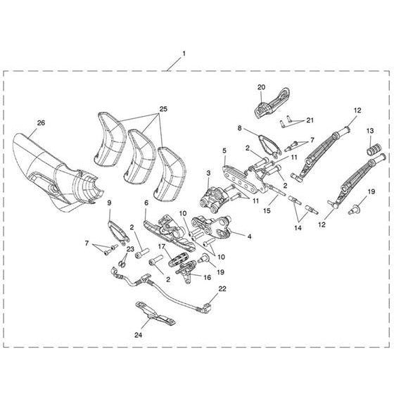 Triumph Forward Foot Controls A9770217